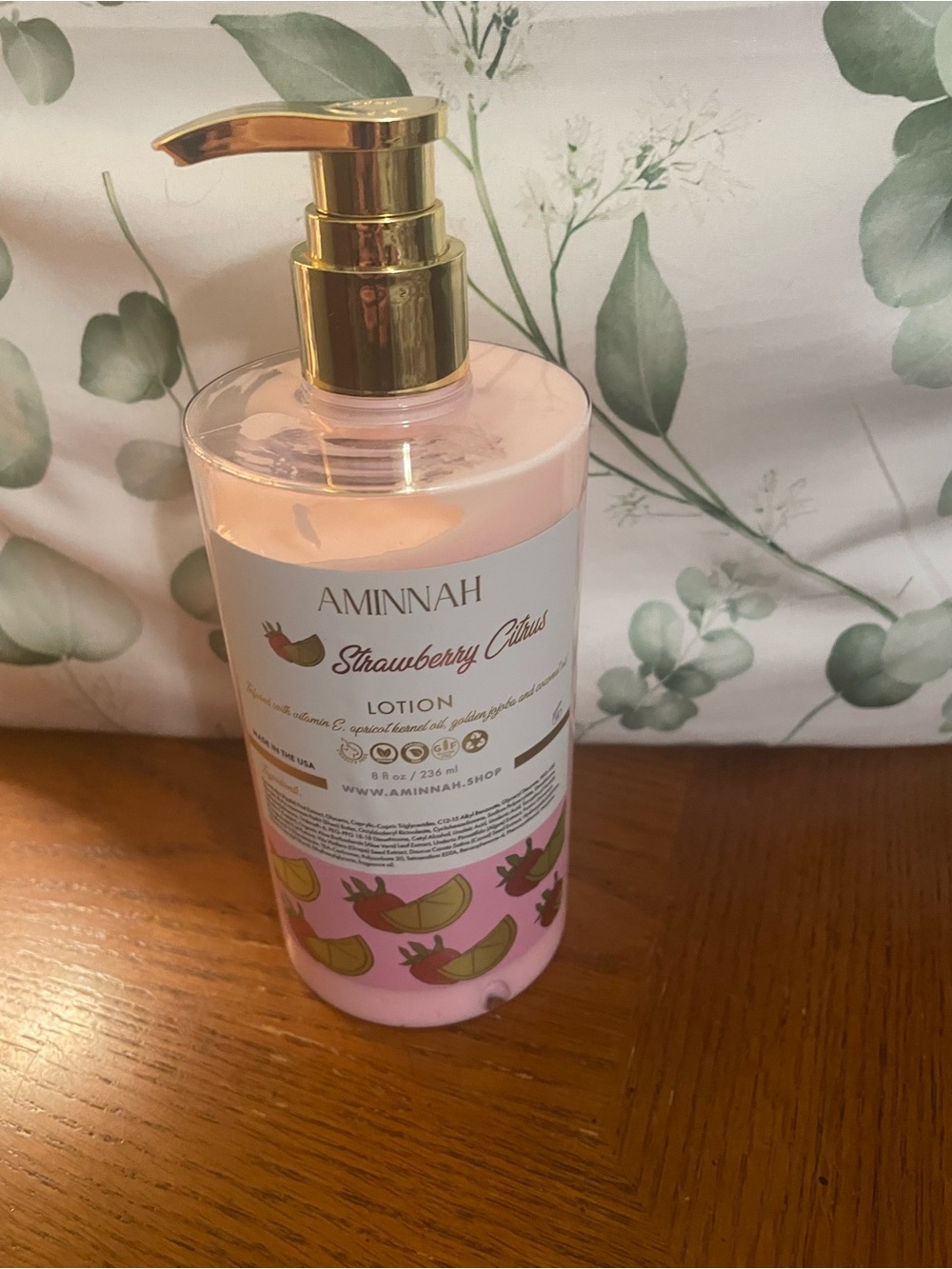 Aminnah Strawberry Citrus Body Lotion